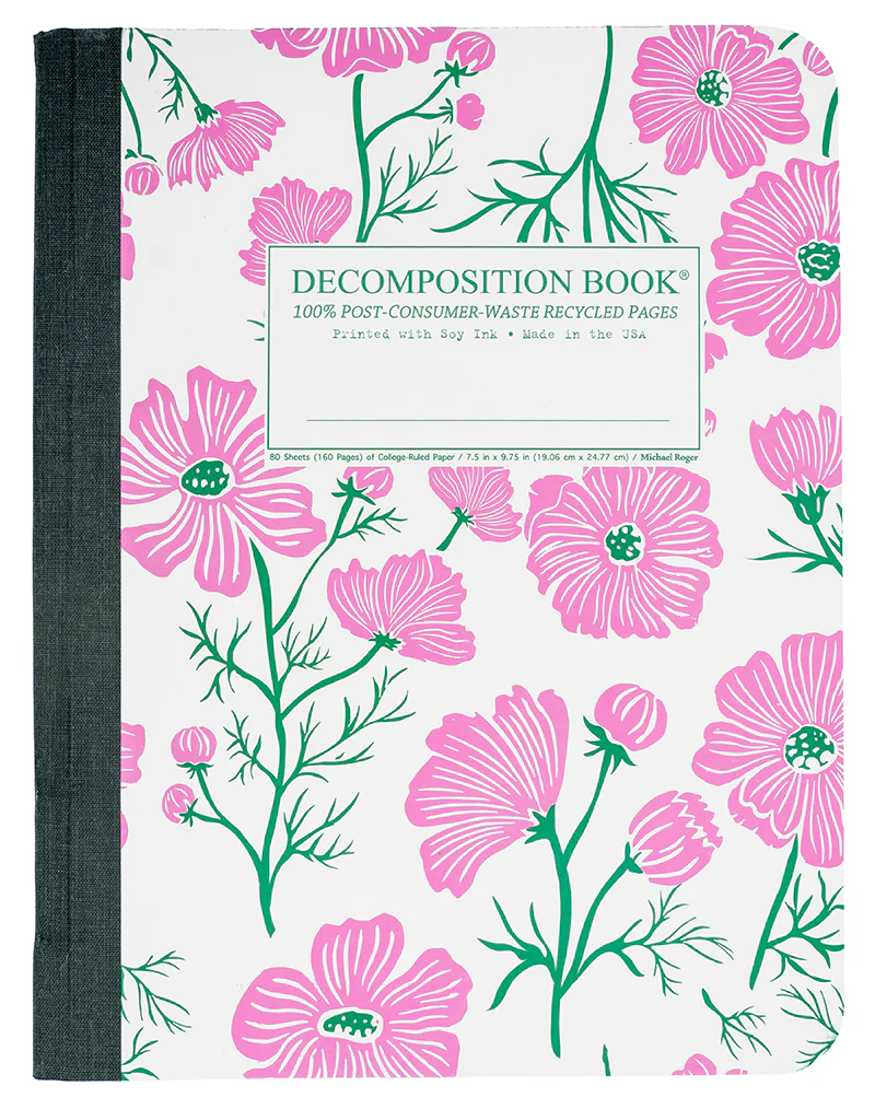 Cosmos Flowers Decomposition Book